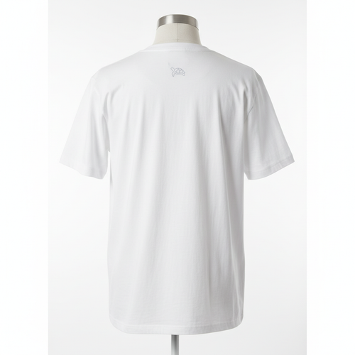 Hidd Classic Tee back with turtle graphic